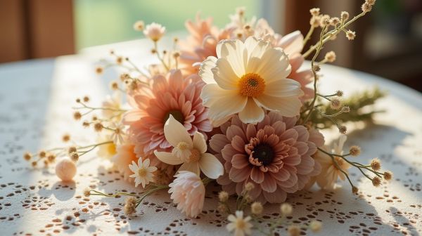 Bouquet mariage fleurs séchées : créativité durable pour un style unique