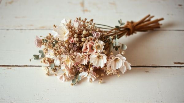 Les avantages des bouquets de mariage en fleurs séchées