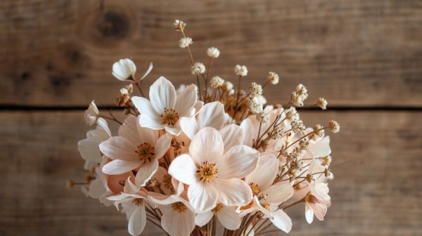 Les avantages des bouquets de mariage en fleurs séchées