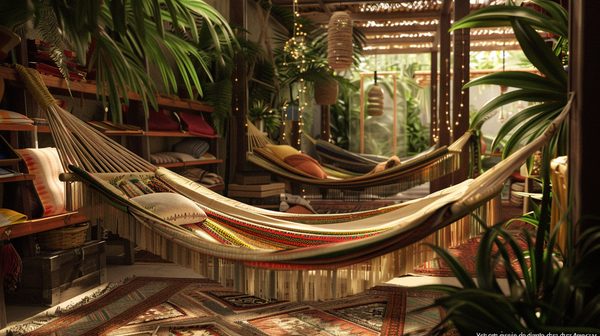 Votre oasis de détente chez amaccas, la boutique de hamacs.