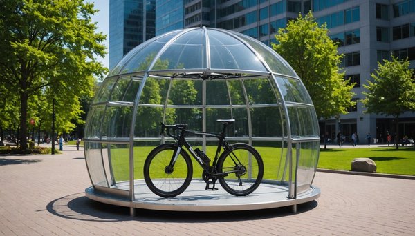 Optimisez l'espace avec l'abri vélo dôme : sécurité garantie !